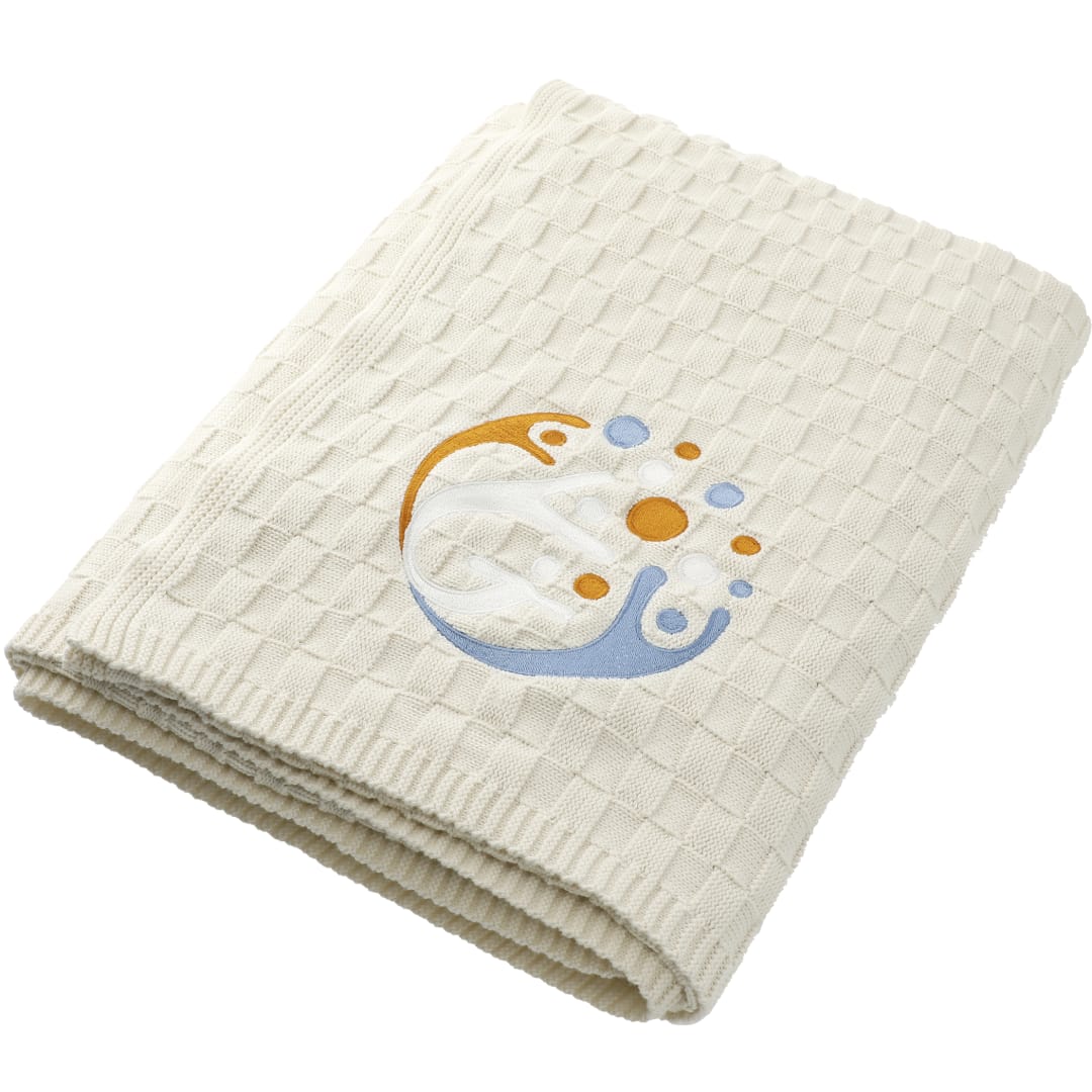 Made*Here New York Basketweave Cotton Blanket 3