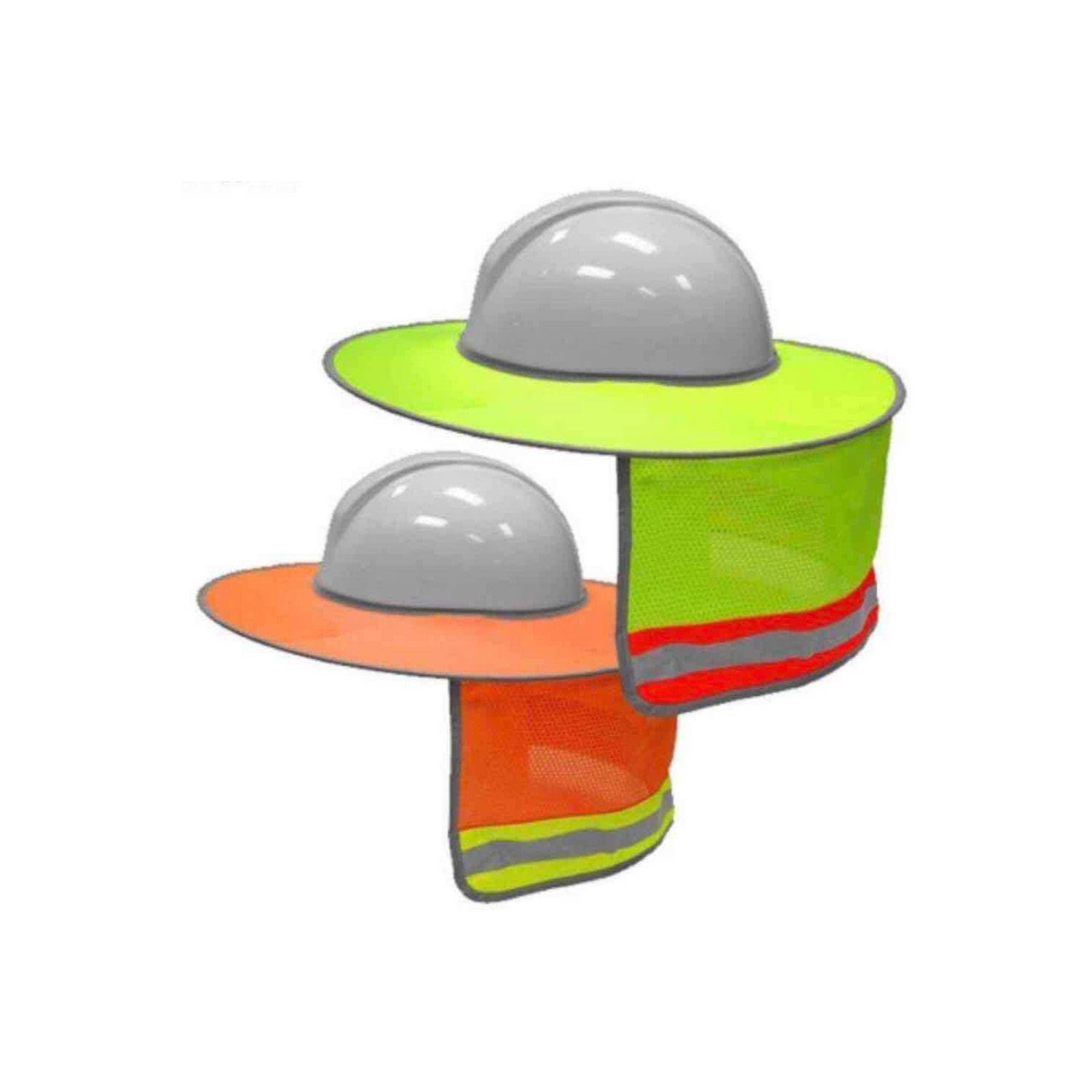 Summer Safety Helmet Fluorescent Reflective Sunshade 4