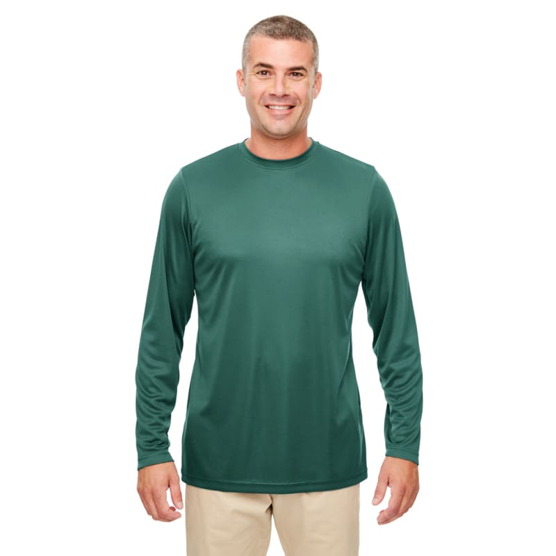 UltraClub Men's Cool & Dry Performance Long-Sleeve Top 13
