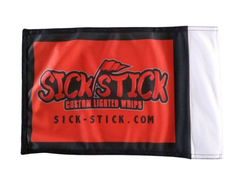 Antenna Flag- Custom Plastic Single Sided 2