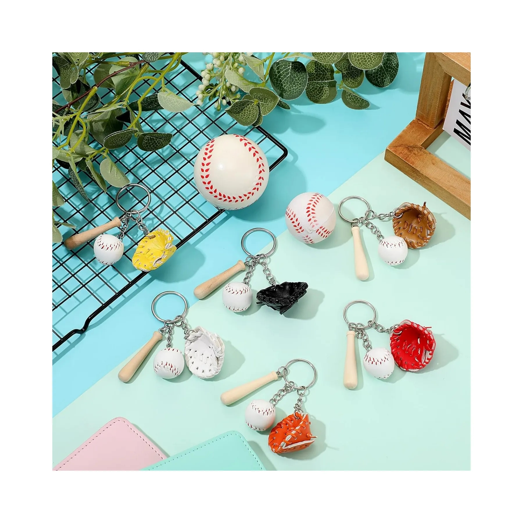 Baseball Bat Keychain 2
