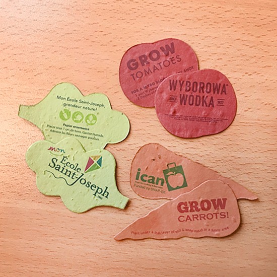 Veggie Die Cut - Printed Double Sided 3