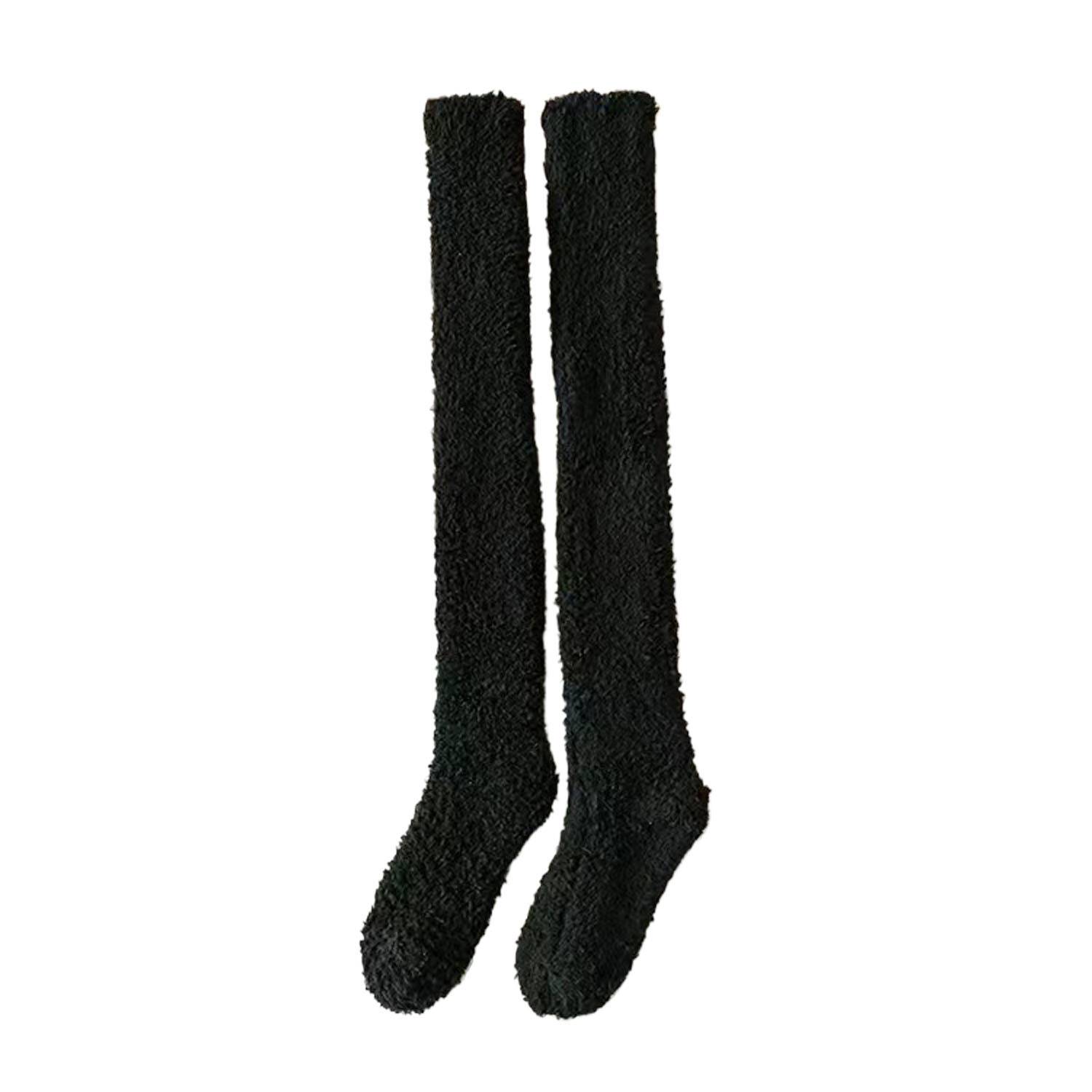 Women's Warm Breathable Knee-High Velvet Socks 5
