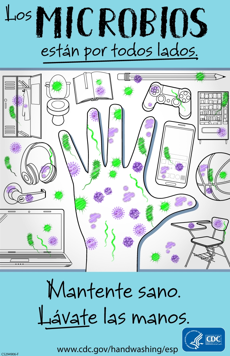 CDC Approved Stock Posters | Hand washing series (11x17) 7