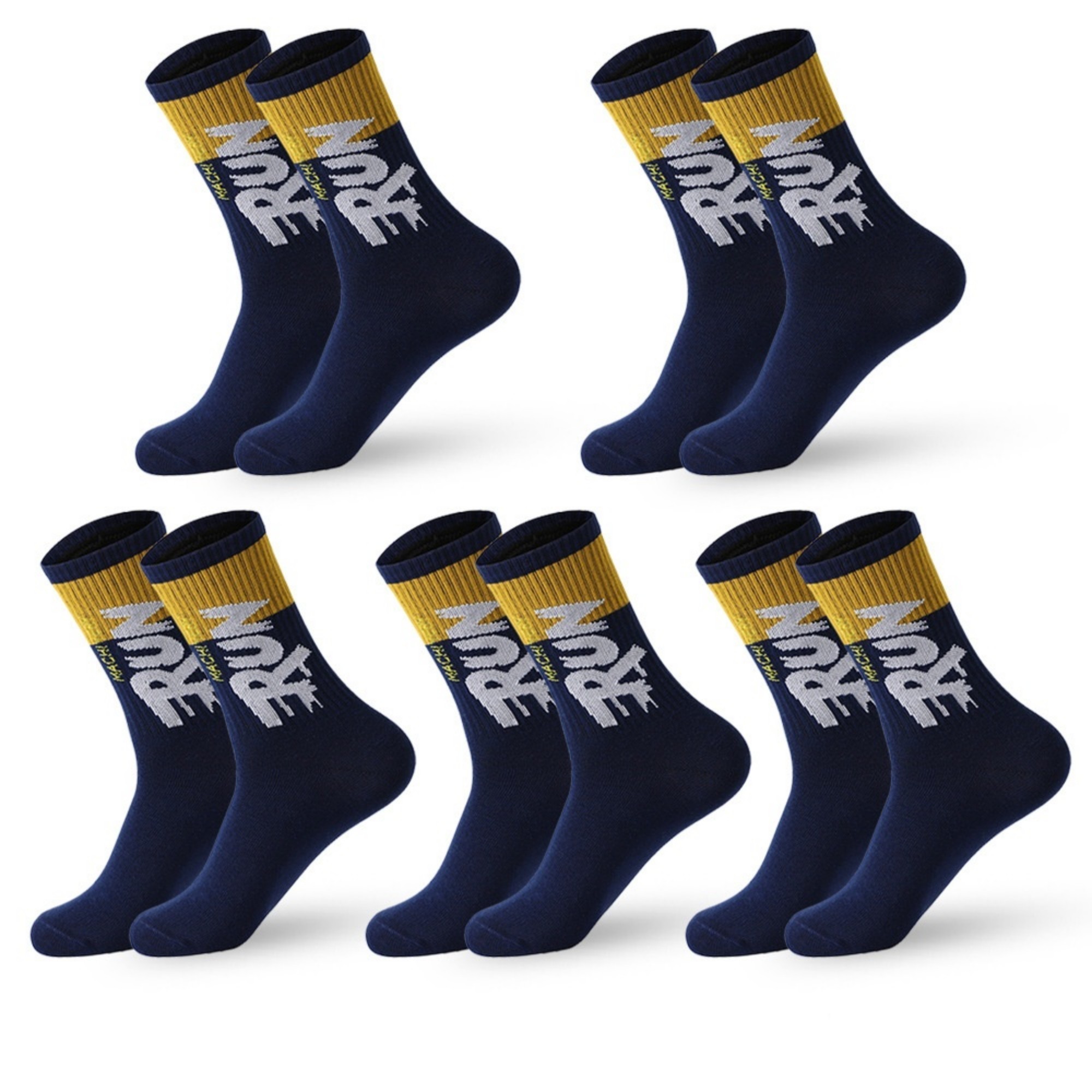Men's Mid-Calf Athletic Socks 8