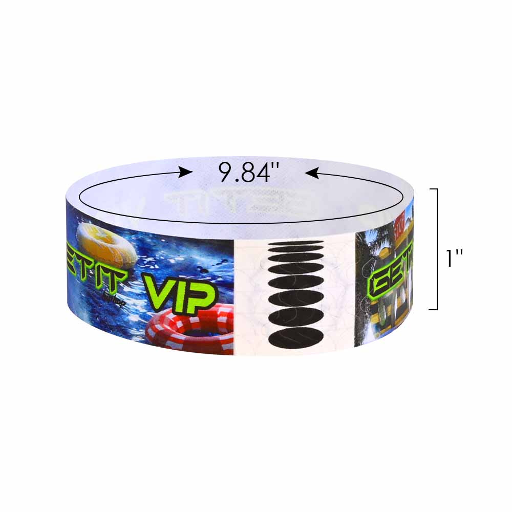 1" Tyvek Paper Bracelet 3