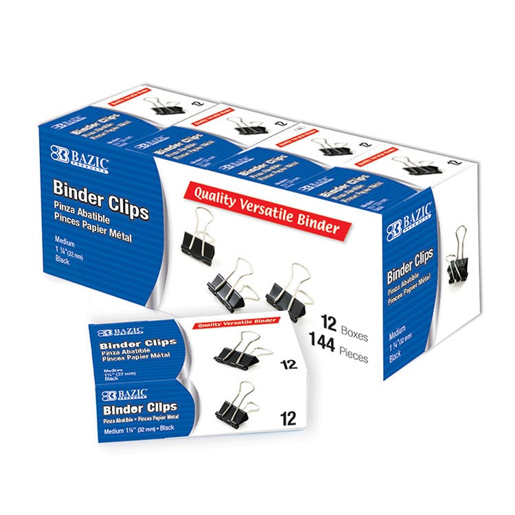 Binder Clips - Medium Black 2