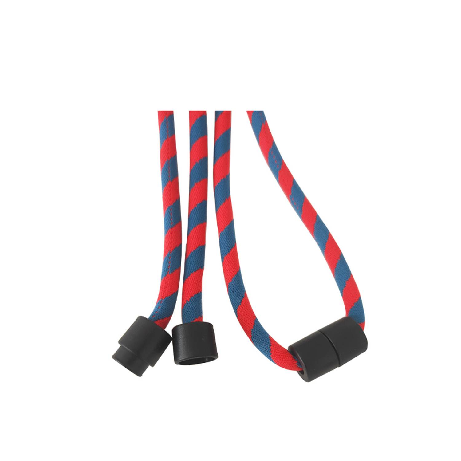 Custom Woven Elastic Lanyard with Safety Breakaway 3