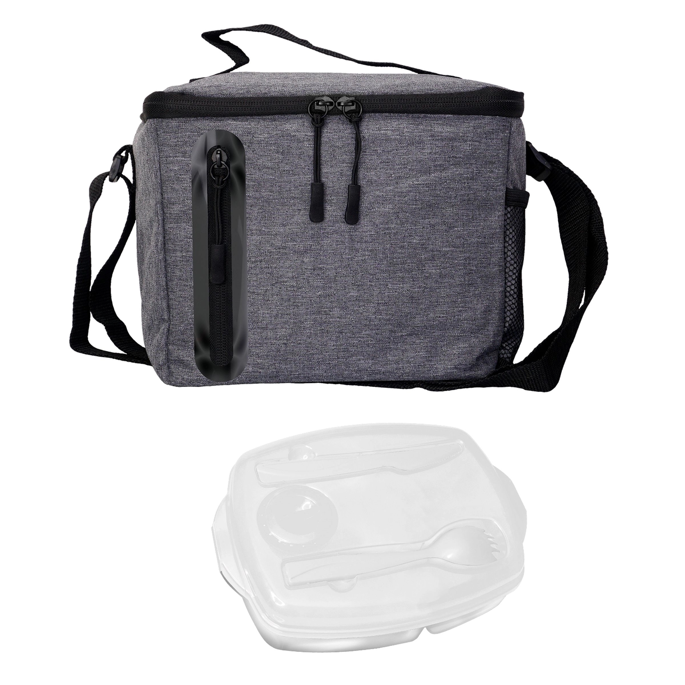 Locking Lid Oval Cooler Lunch Set 9