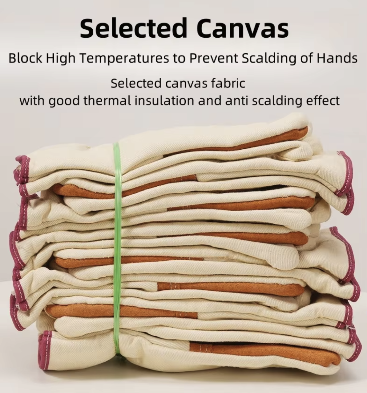 Men's Leather Work Gloves 4