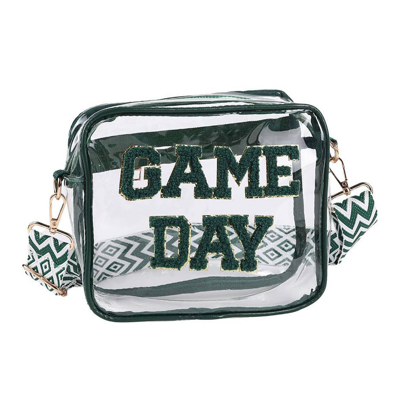Portable Travel Transparent PVC Makeup Crossbody Bag 3