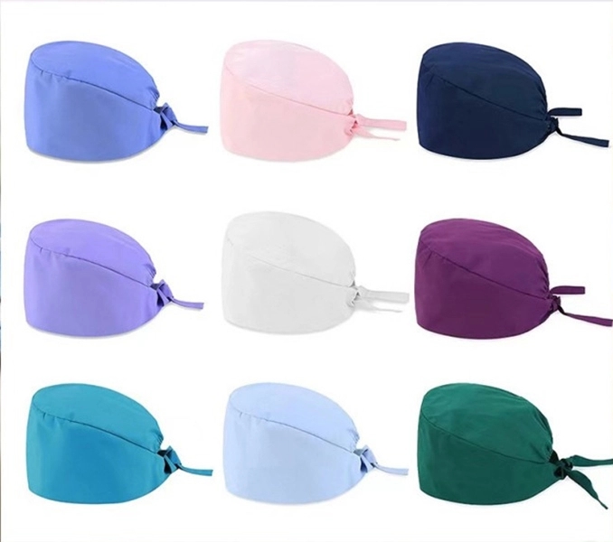 Adjustable Nurse Working Cap With Buttons/Medical Care 3