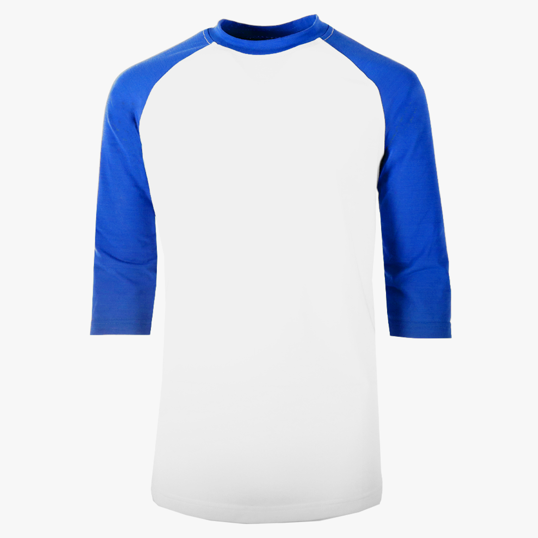 #H227Y / Varsity Youth 3/4 Sleeve Baseball Tee White Body 2