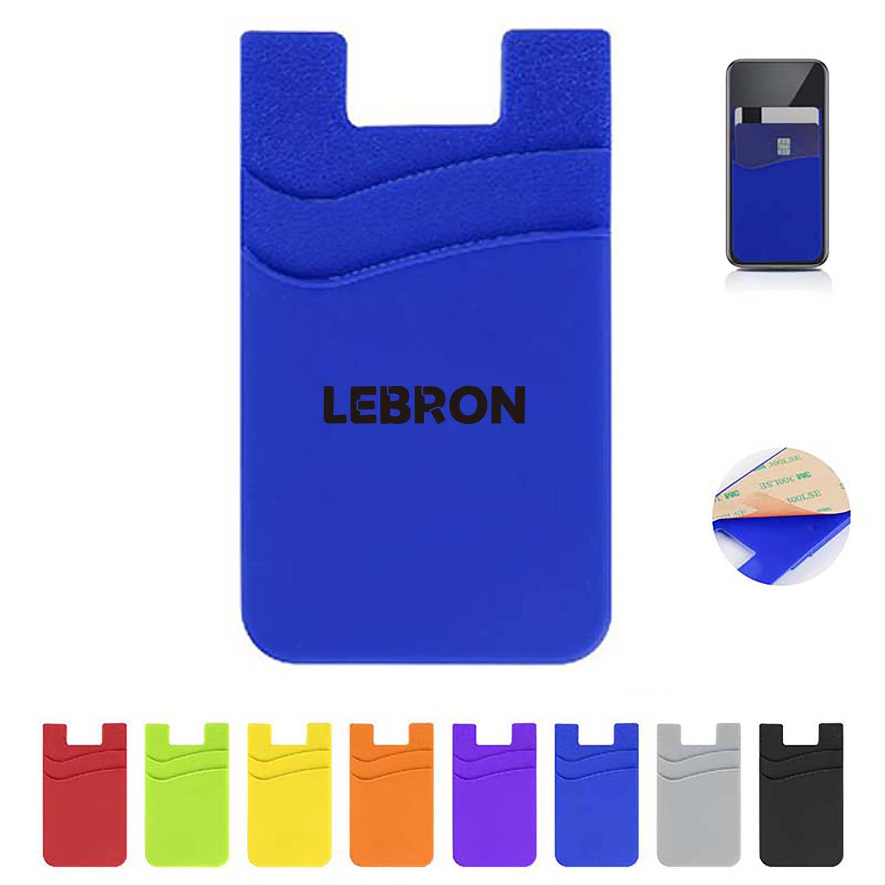 Double Pocket Silicone Phone Wallet 12