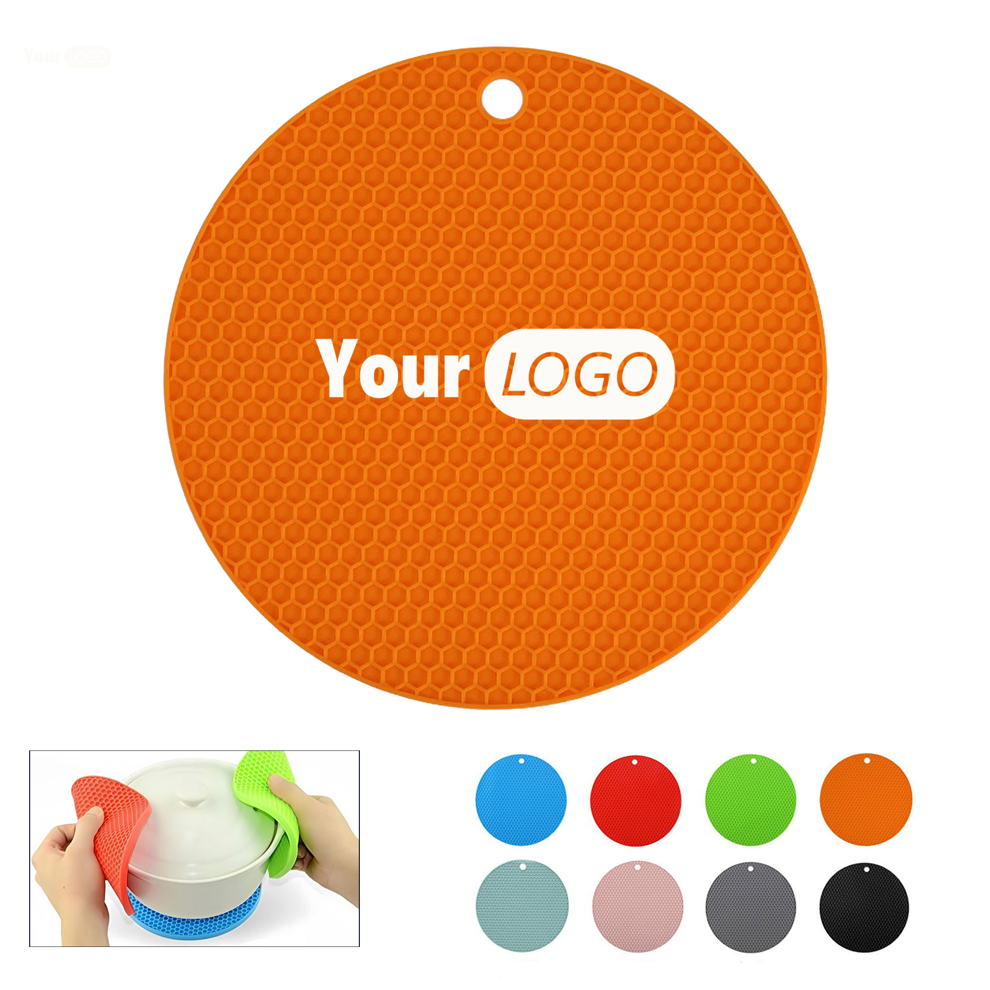 Non-Slip Pot Hot Round Pad 6