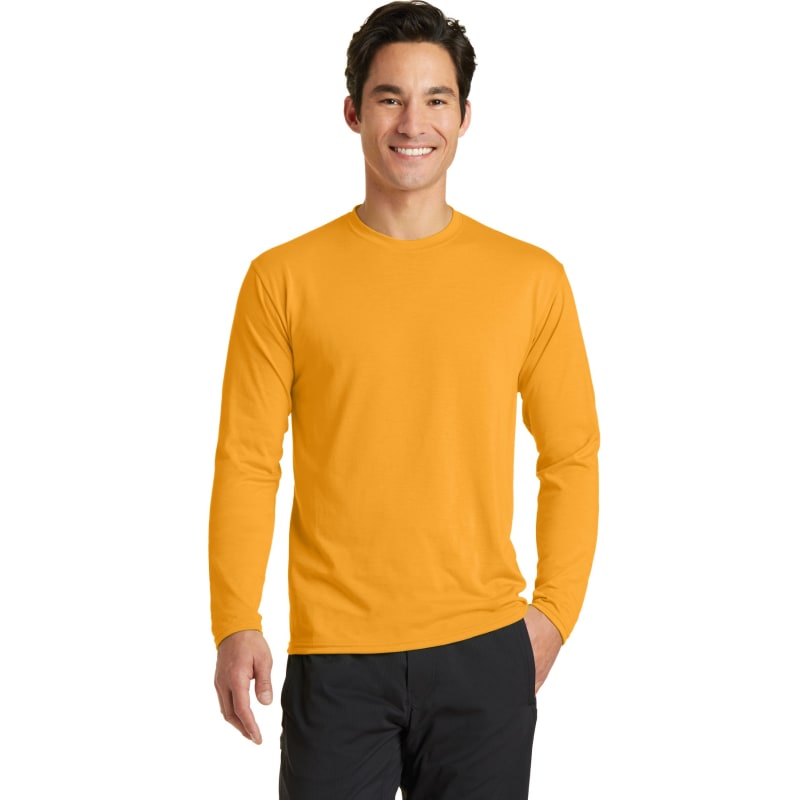 Port & Company Long Sleeve Performance Blend Tee. 81