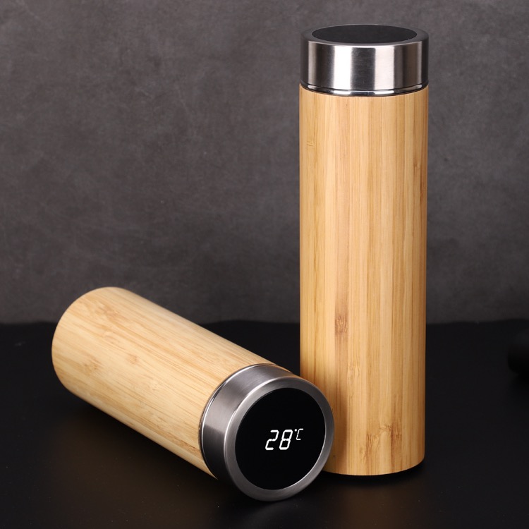 Duke Smart Bamboo Drink Bottle, custom water bottle with logo imprint 10