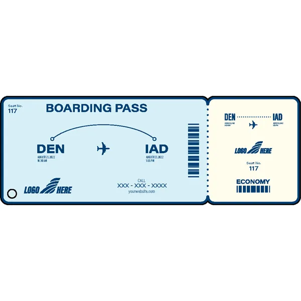 Stock Shape Acrylic Key Tags