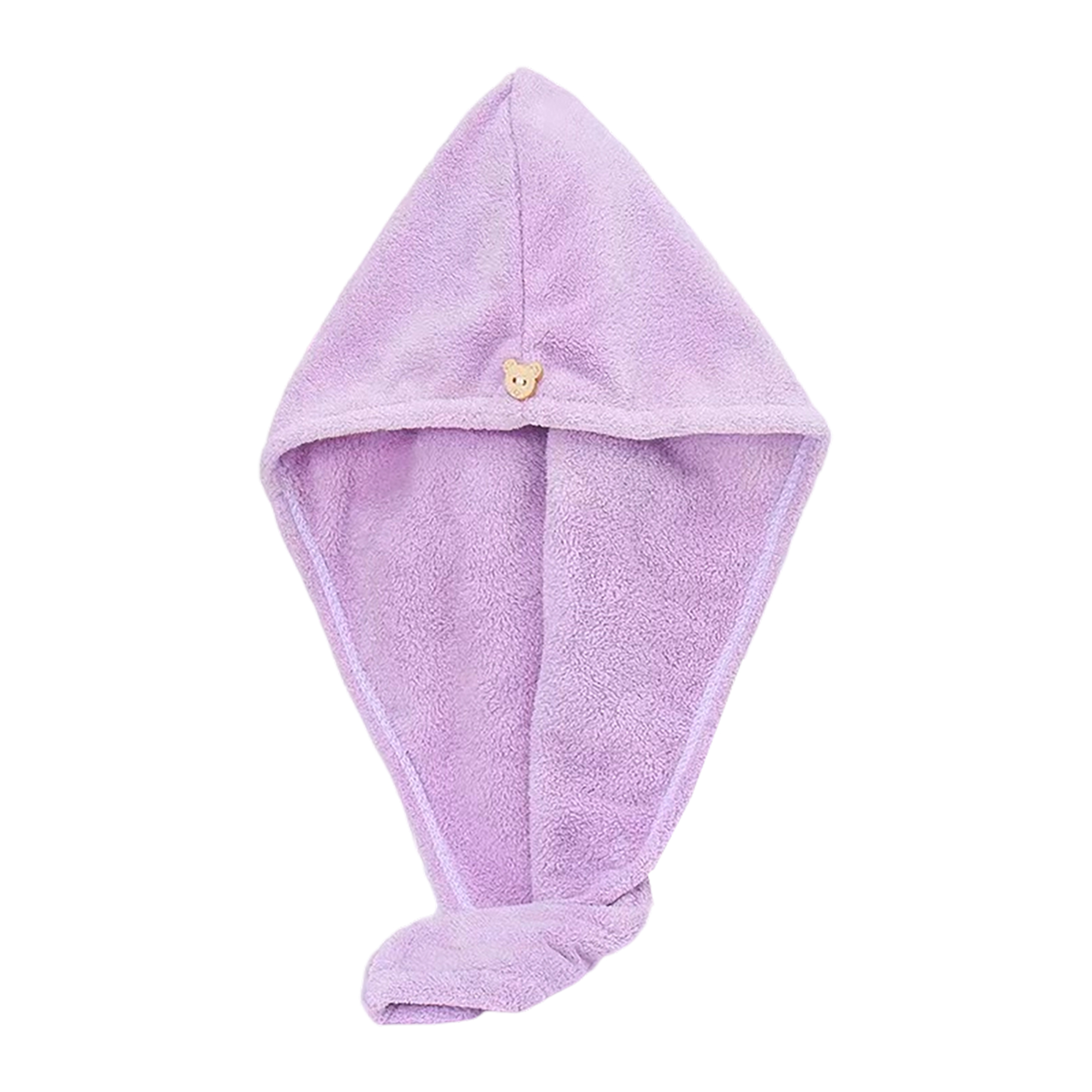 Microfiber Hair Wrap Quick Drying Towel With Button Loop 7