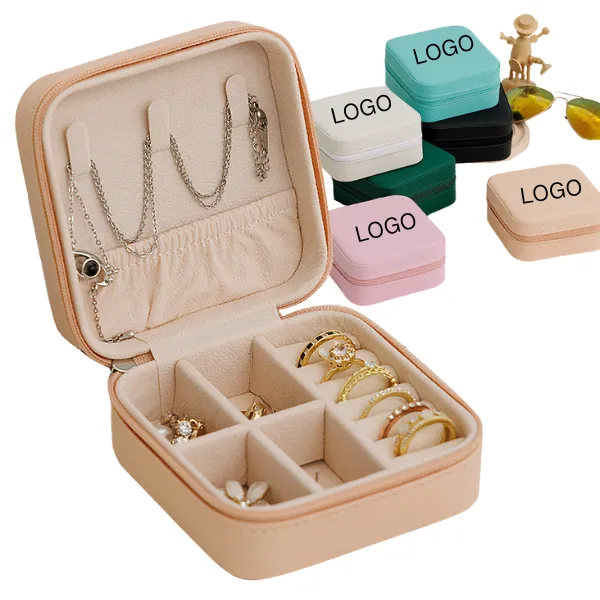 Zippered Minimalist Portable Jewelry Case 1