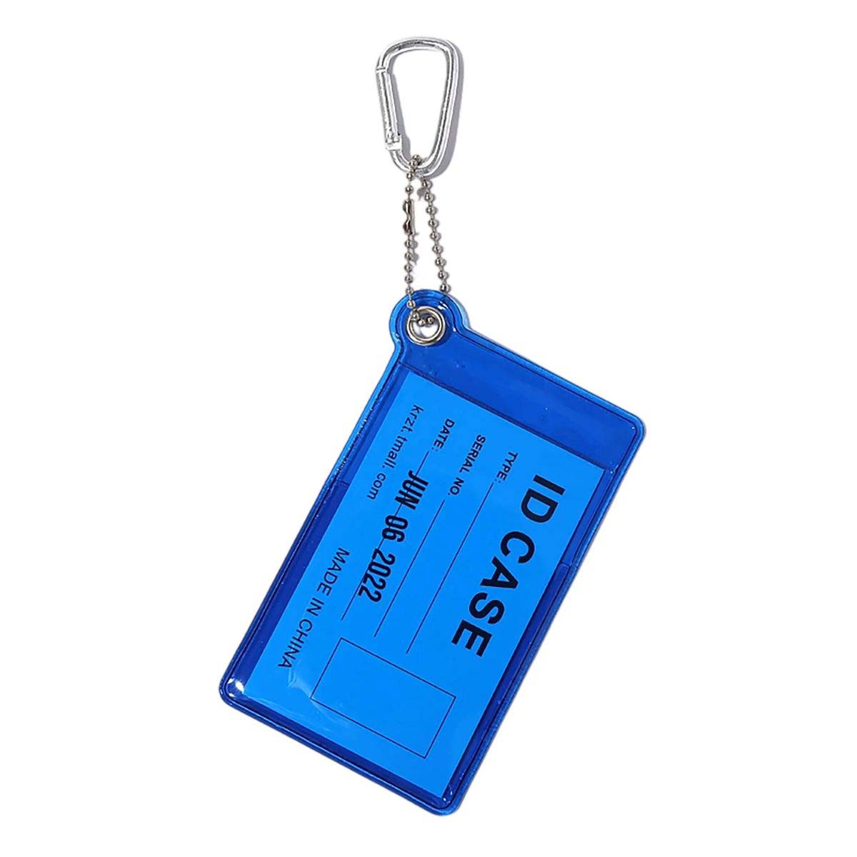 Clear PVC ID Card Holder Lightweight Practical 5