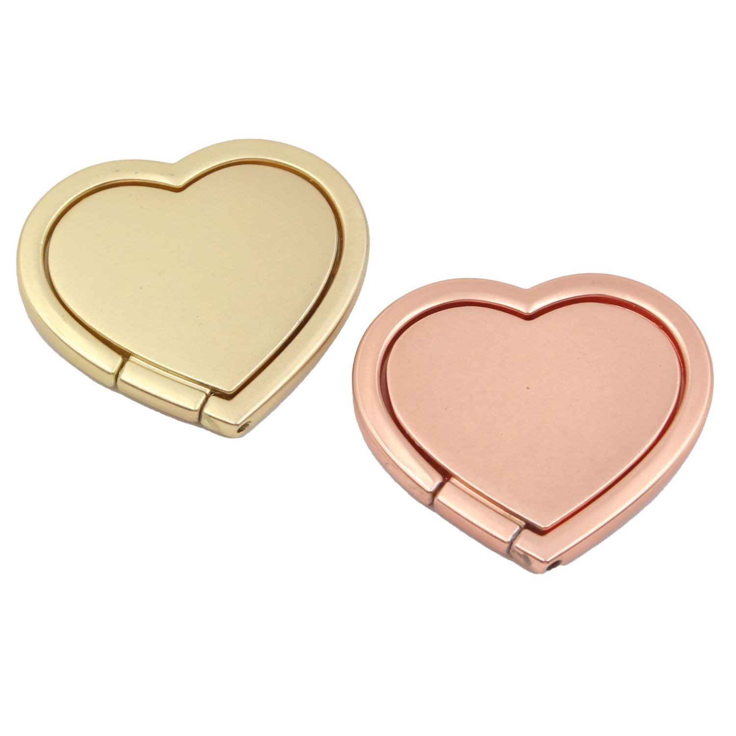 Heart Shaped Rotating Cell Phone Ring stand grip holder 4