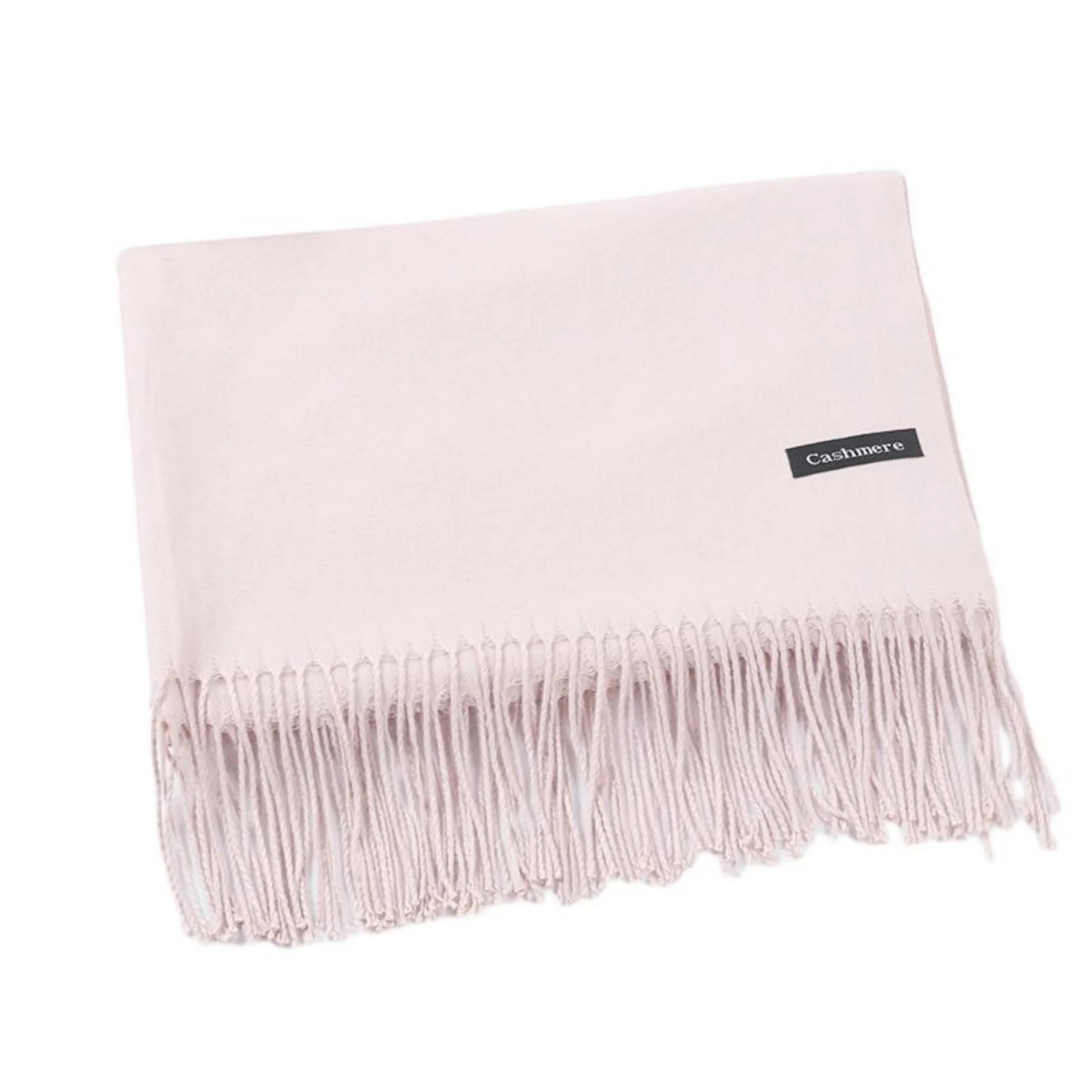 Winter Imitation Cashmere Scarf With Tassels MOQ 100PCS 20
