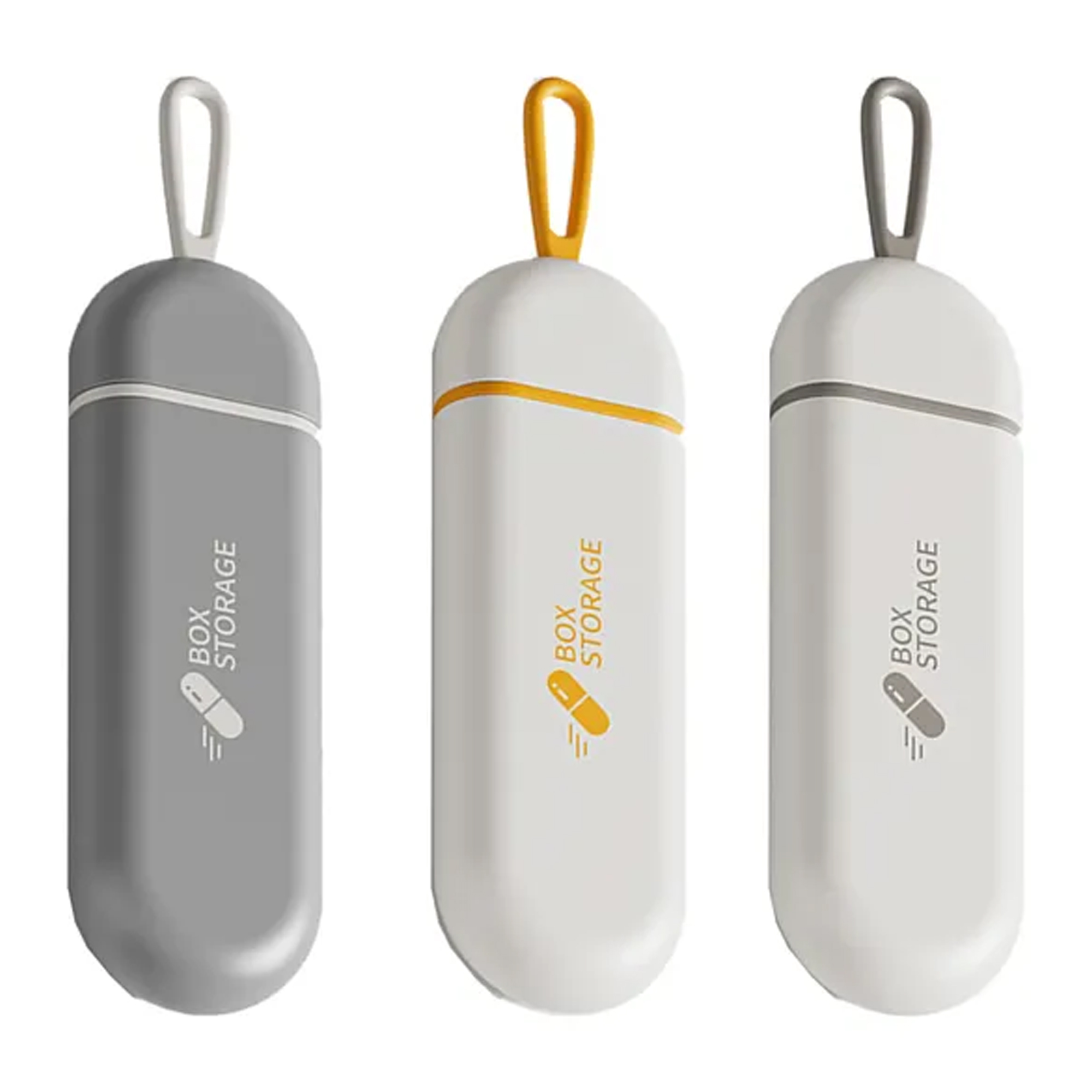 Three-Drawer Compact Medicine Organizer for Travel Home 1