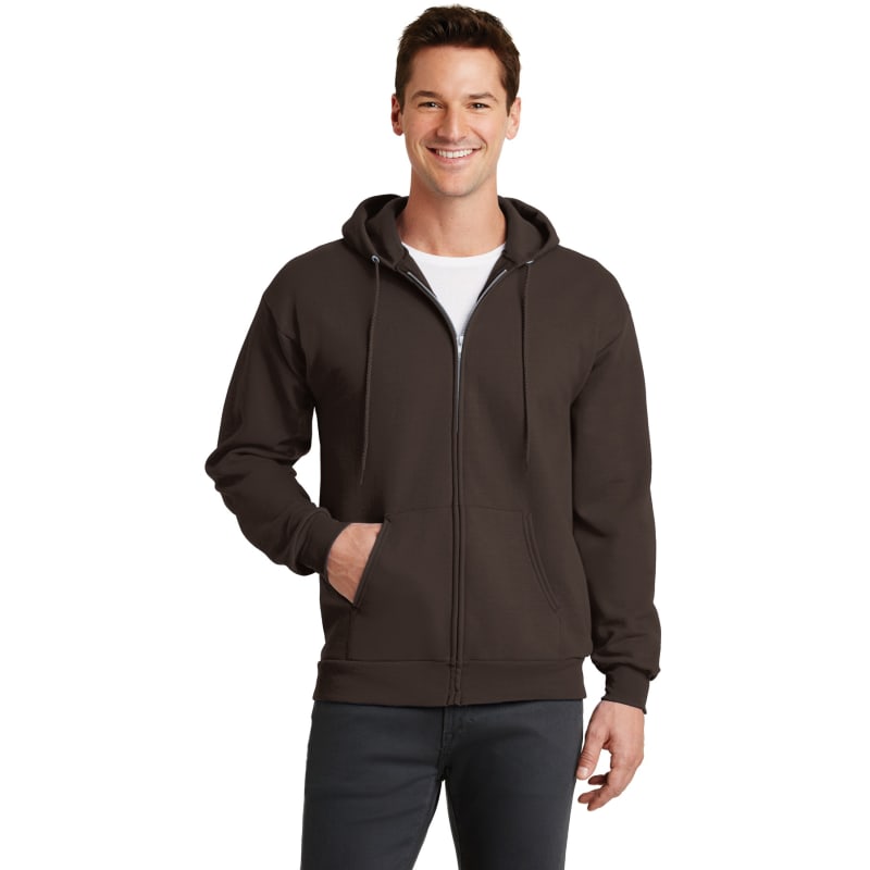 Port & Company - Core Fleece Full-Zip Hooded Sweatshirt., custom hoodie or sweatshirt with logo imprint 61