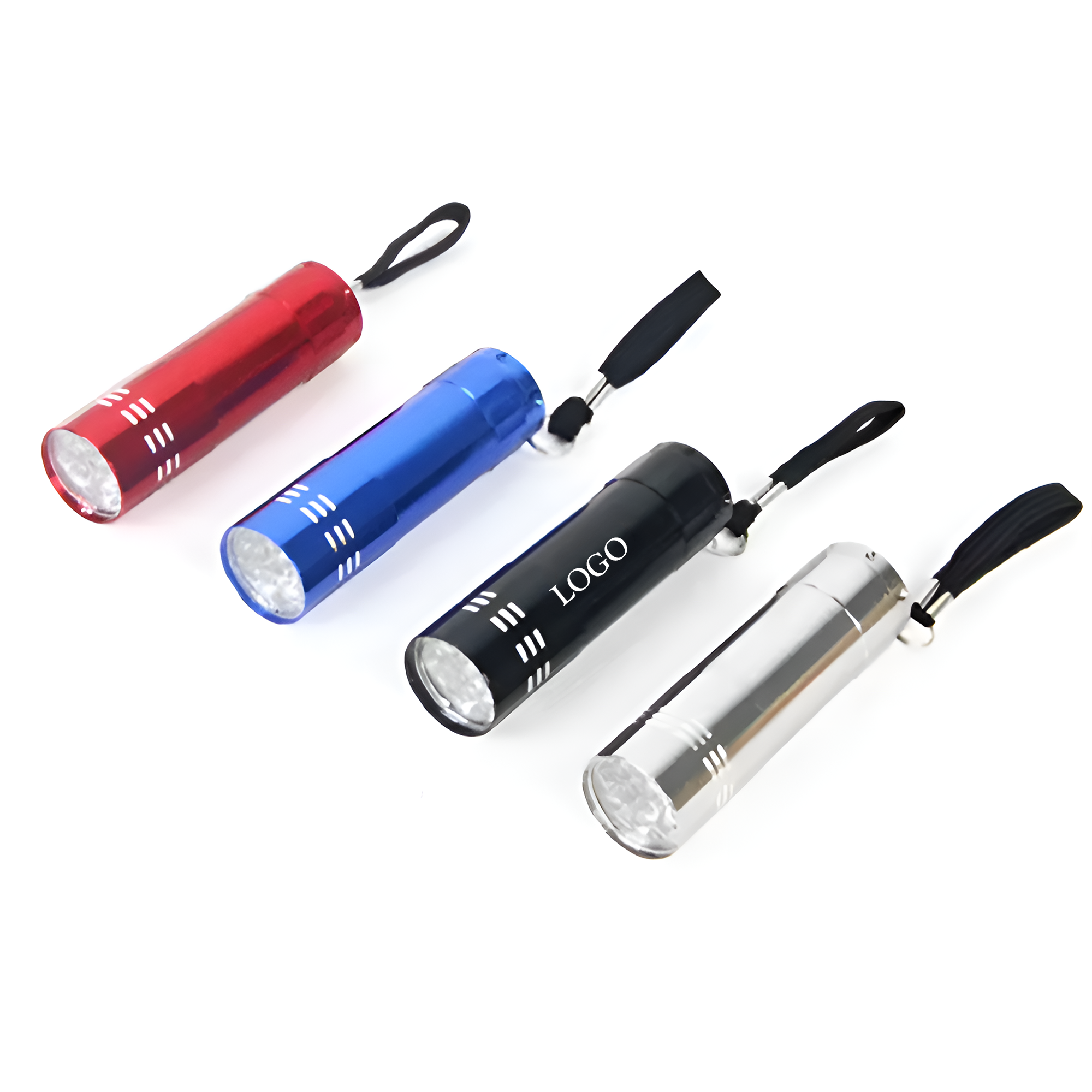 Aluminum Mini Flashlights with Lanyard 2