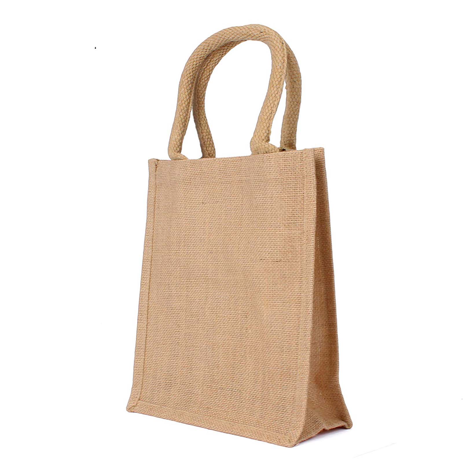 Natural Jute Burlap Tote Bag 2