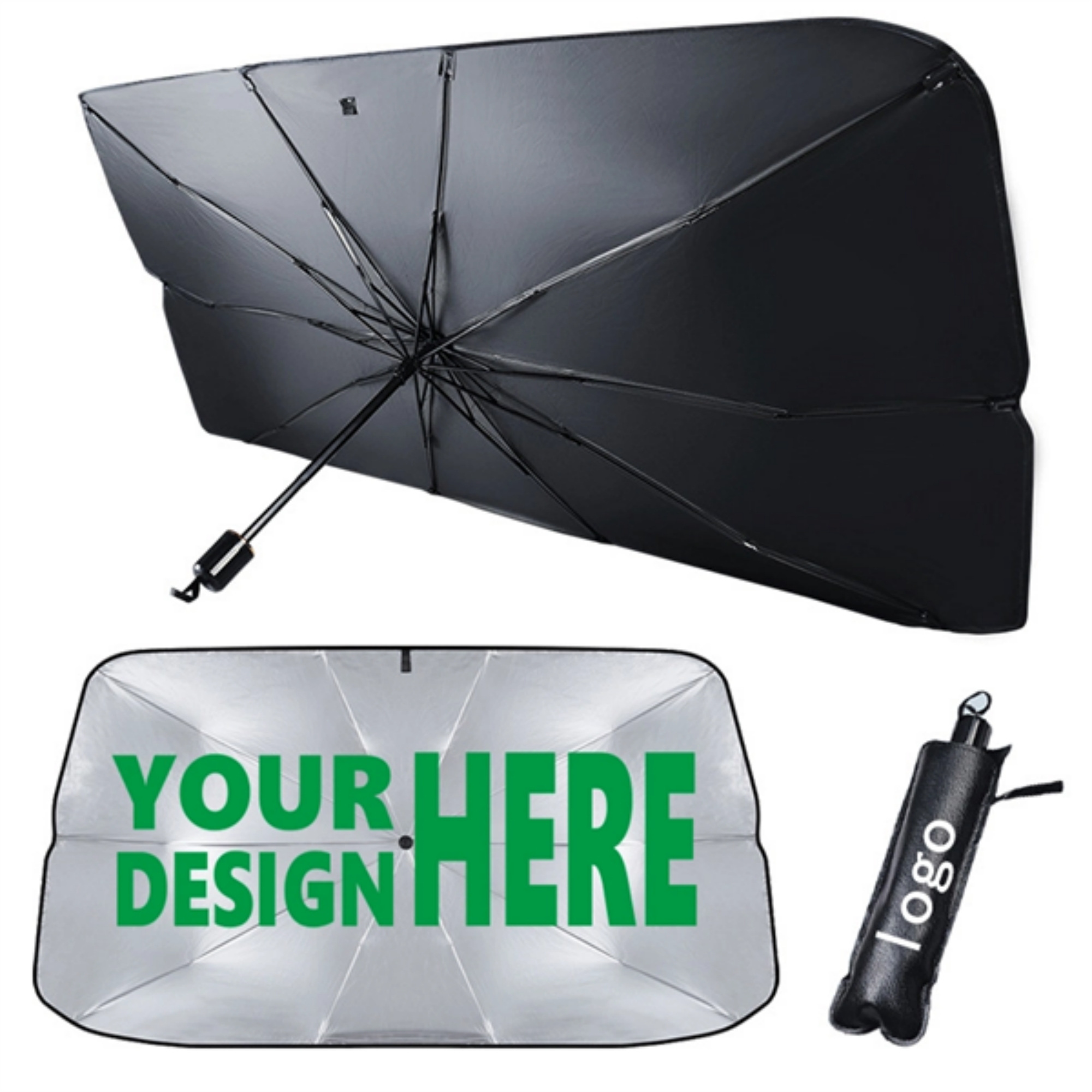 Custom Sunscreen Umbrella For Cars 2