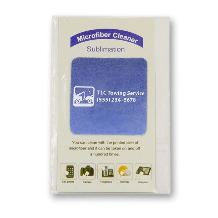 Magic Screen Cleaner Rounded Square w/ Custom Backer Card 2