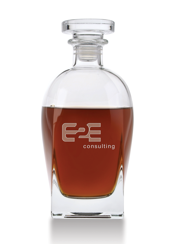 23.75 oz. Rossini Decanter - Deep Etched