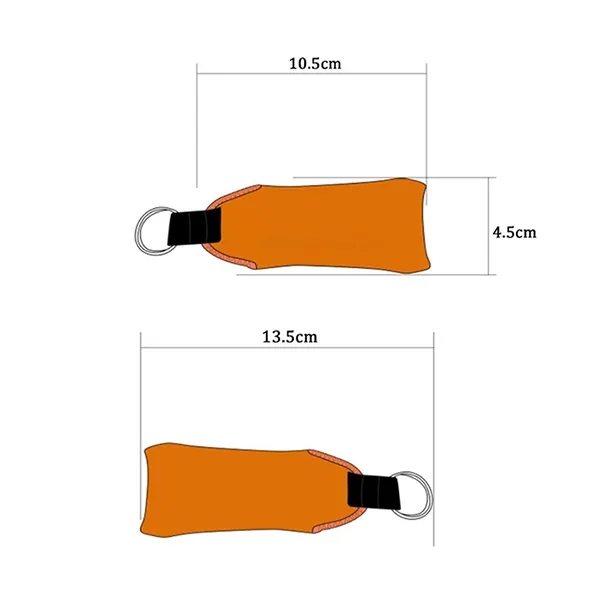 Waterproof Neoprene Floating Keychain 2