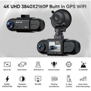 Touchscreen 4K+1080P Dashcam 2