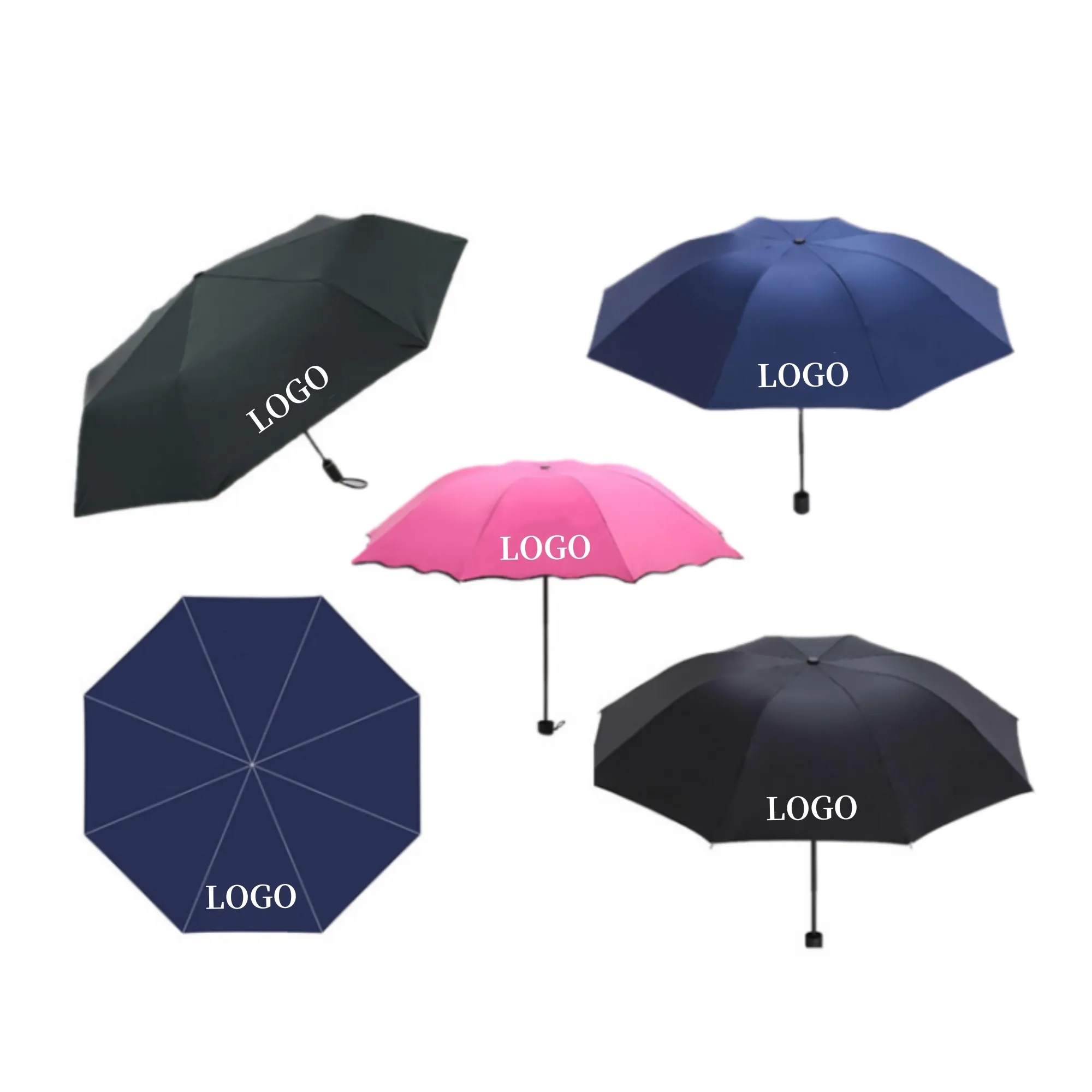 Custom The Compact Folding Umbrella 4