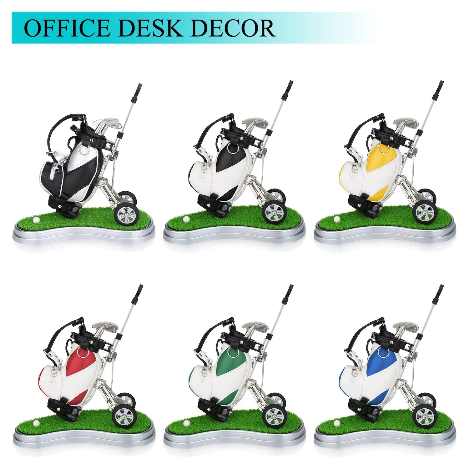 Golf Pen Holder Desk 3
