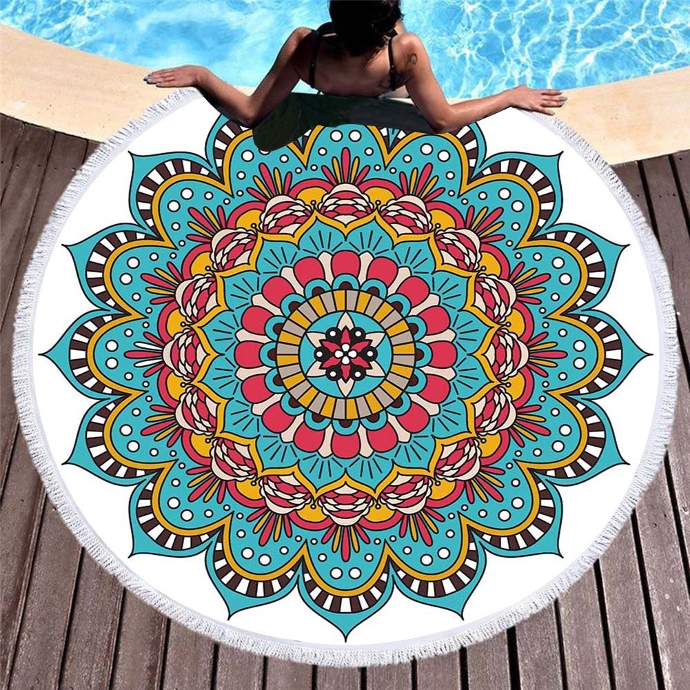 Microfiber Tassel Beach Towel 5