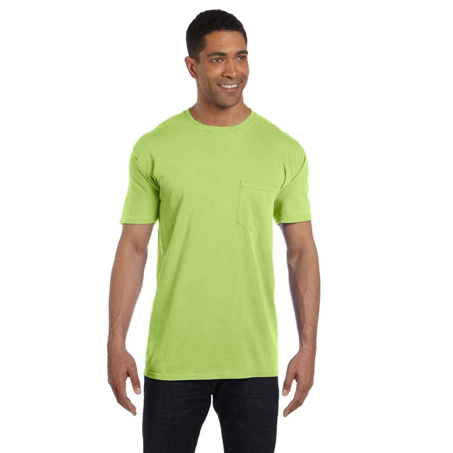 COMFORT COLORS ADULT HEAVYWEIGHT 6.1 OZ. POCKET T-SHIRT 39