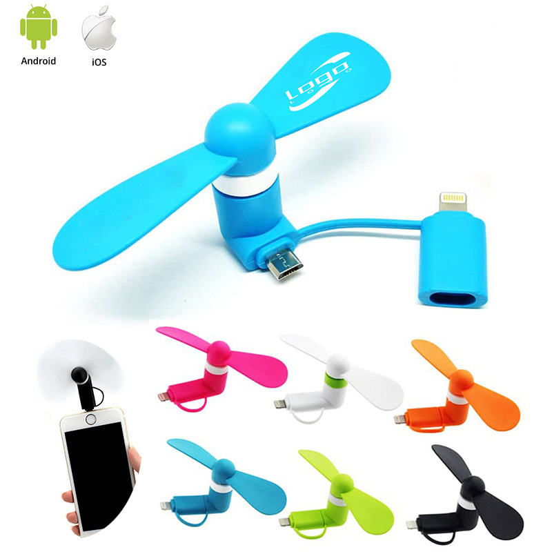 Portable 2 in 1 Cellphone Fan 2