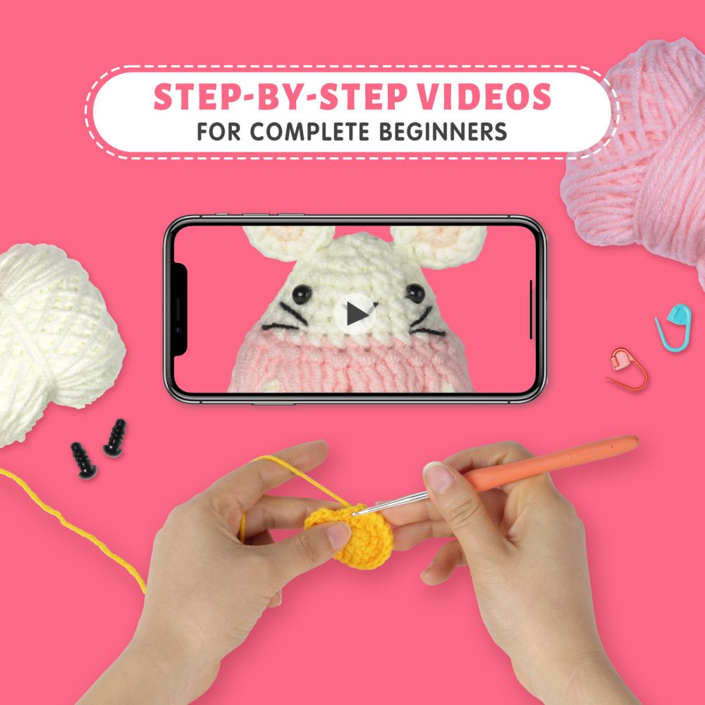 Crochet Material Package-Hamster 4