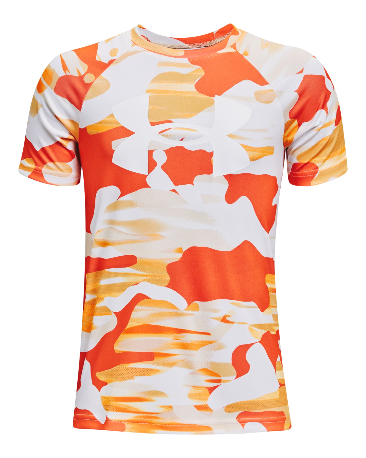 UA Tech Big Logo Printed Boys' Short Sleeve 26