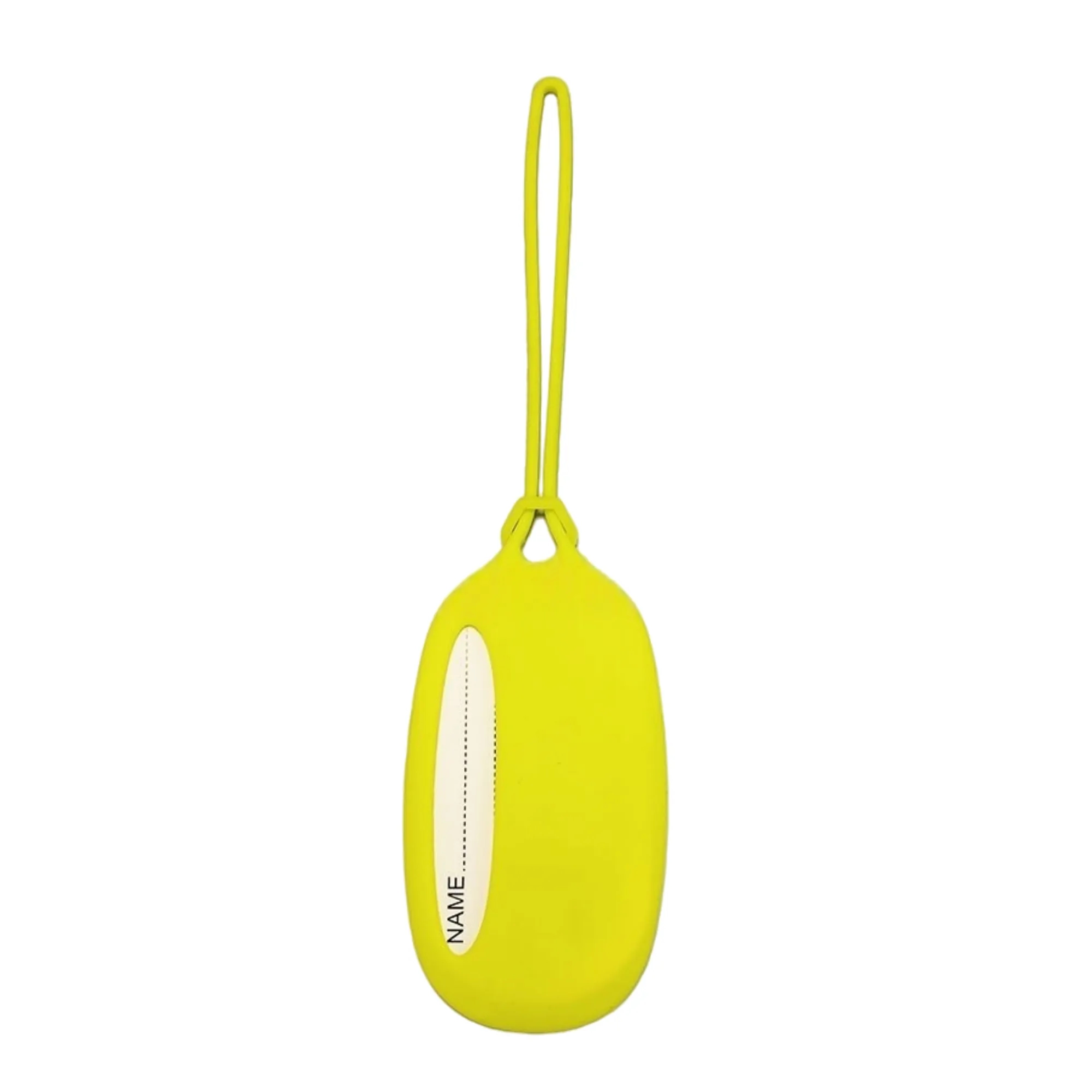 Oval Silicone Luggage Tag 4