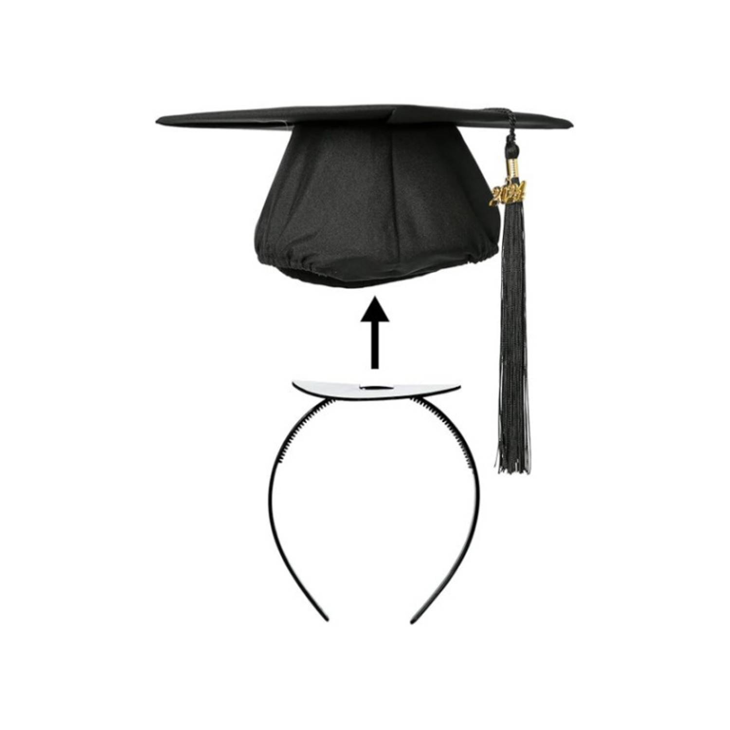 Graduation Mortar Board Strap – Anti-Fall Elastic Headband 6