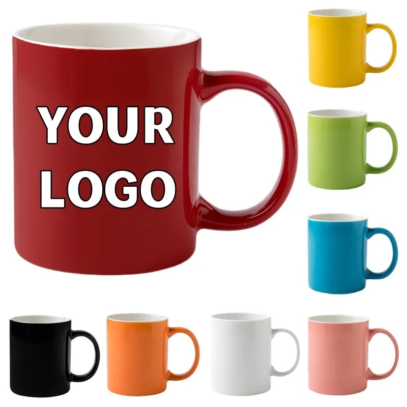 12 oz. Advertising Ceramic Mugs for Coffee Tea Milk Juice 2