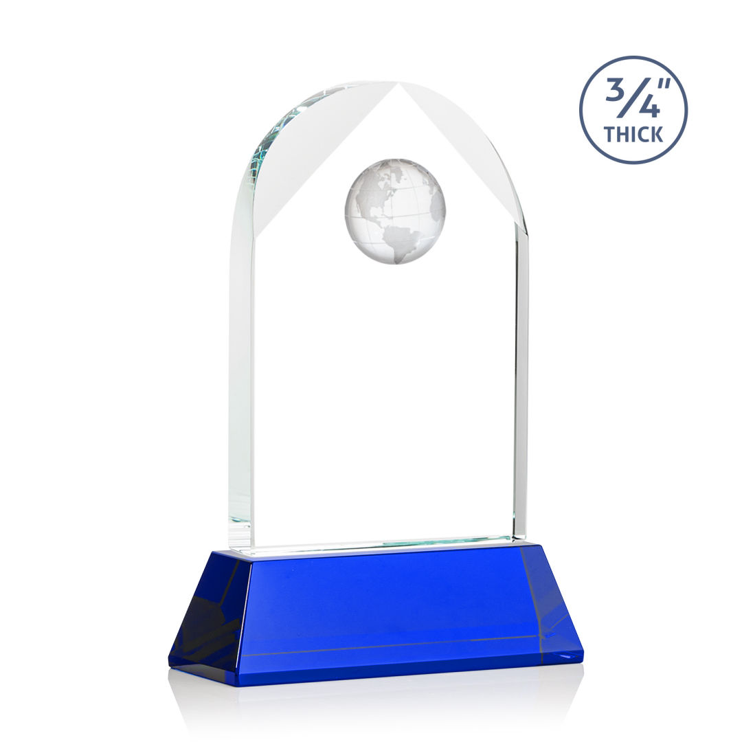 Blake Globe VividPrint™ Award on Newhaven - Blue 9
