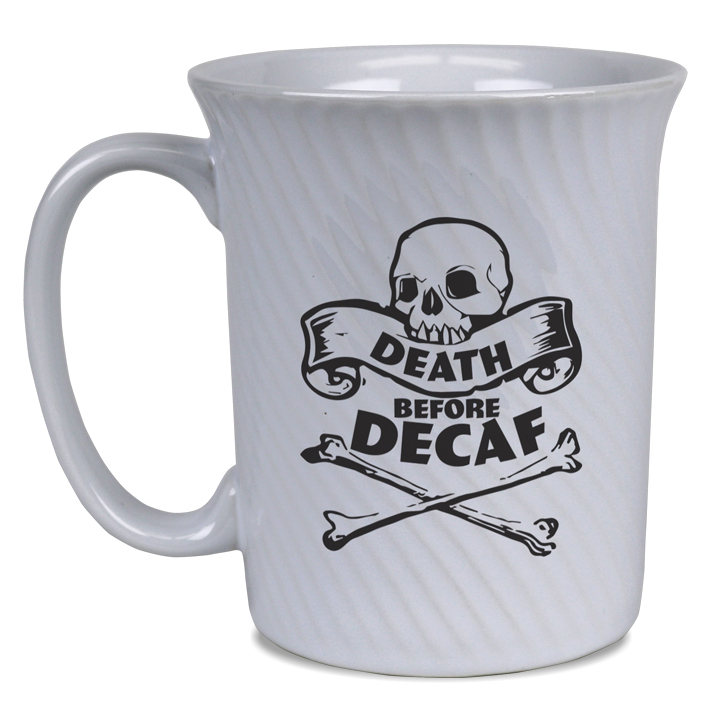 17 Oz. Ripple Ceramic Coffee Mug-Closeout 2