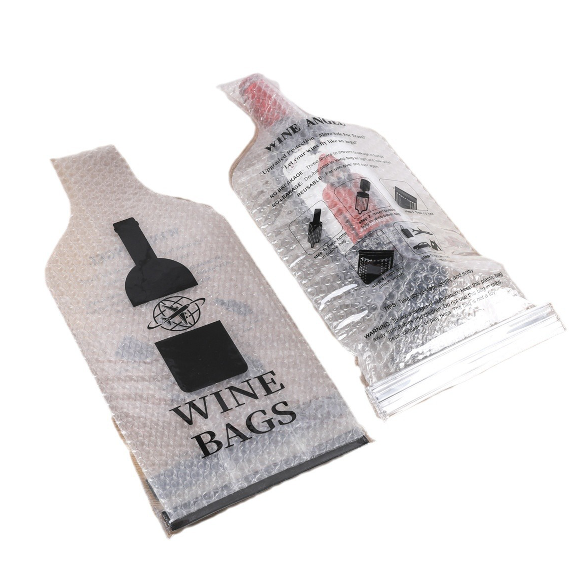 Reusable Wine Bottle Travel Protector Bags 1