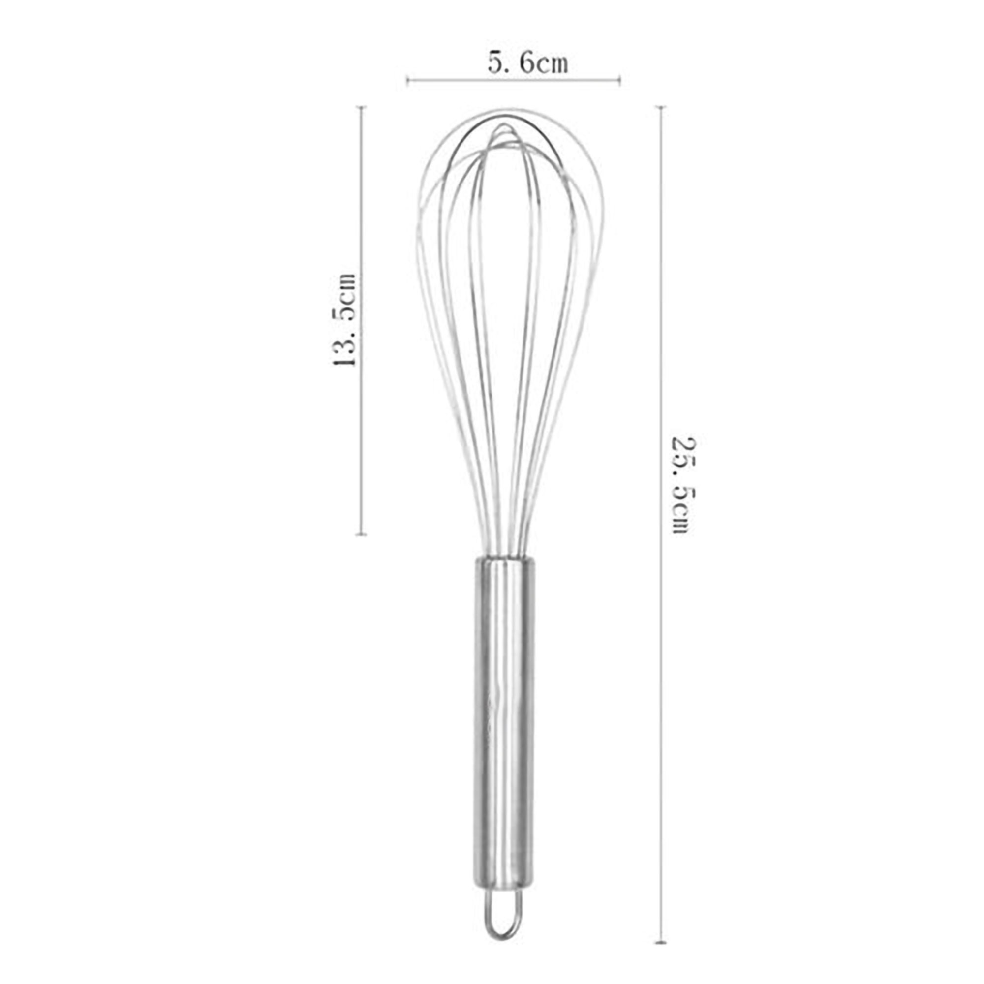 10" Silicone Coated Stainless Steel Whisk 5